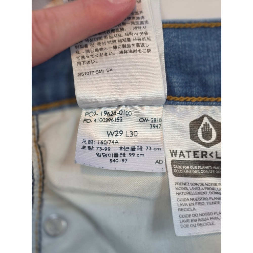 Levis 311 Shaping Skinny Jeans Womens 29 Medium Wash Blue Mid Rise - Picture 12 of 13
